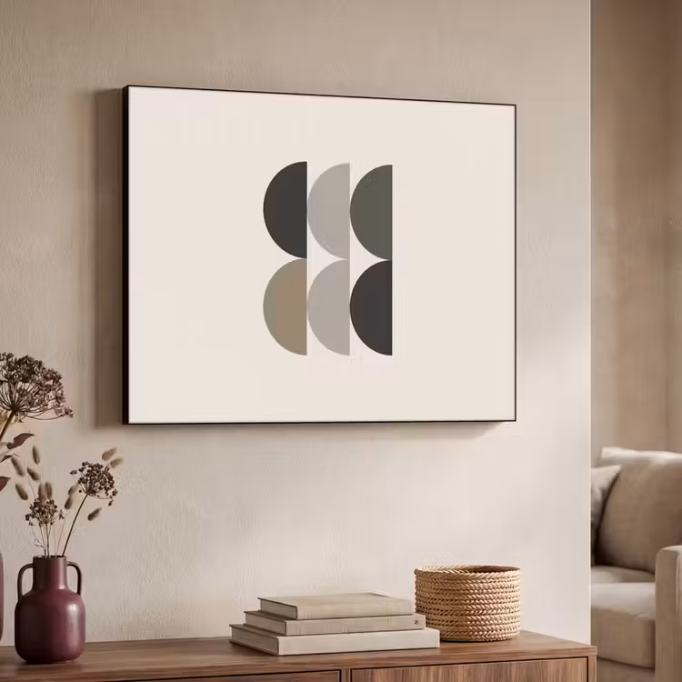 Art Frame - Halve cirkels - Aardetinten - Grafisch — 4