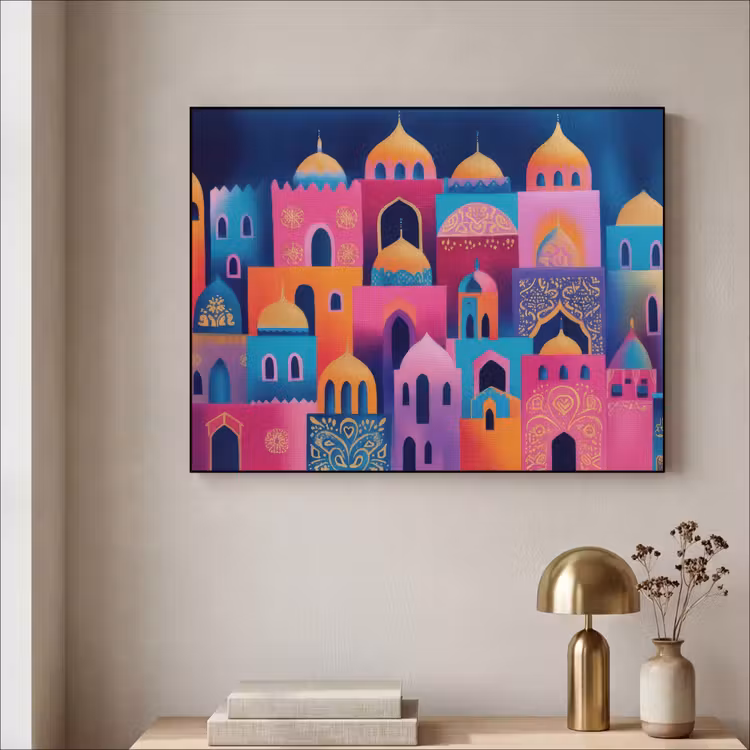 Art Frame - Kleurrijk - Avond - Islamitisch — 3