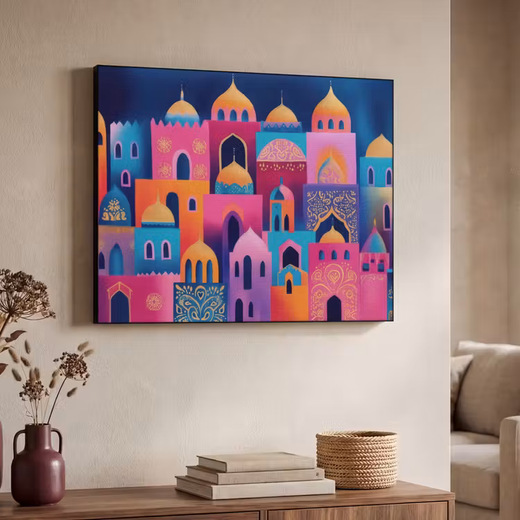 Art Frame - Kleurrijk - Avond - Islamitisch — 4
