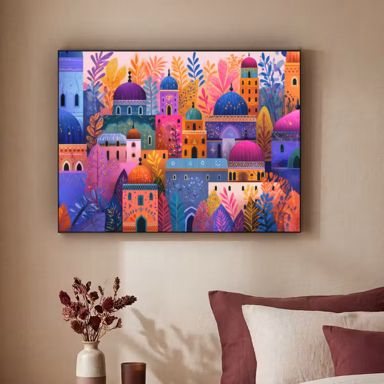 Art Frame - Kleurrijk paradijs - Levendig - Islamitisch — 2