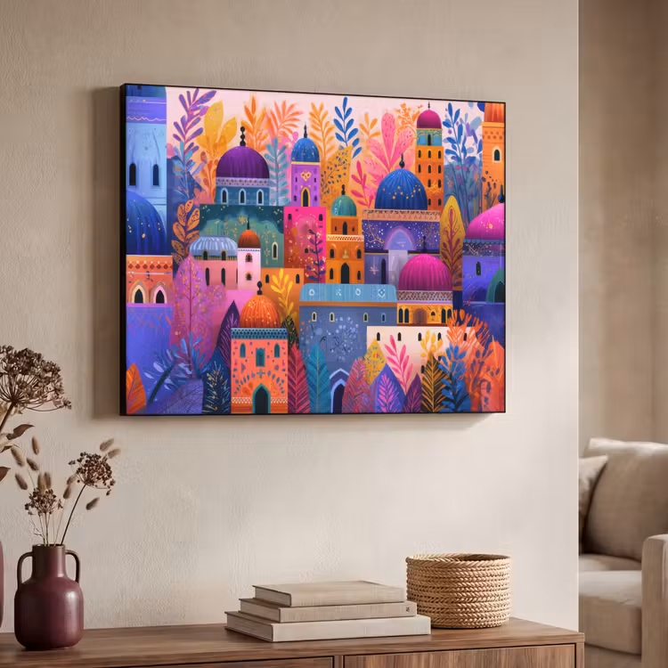 Art Frame - Kleurrijk paradijs - Levendig - Islamitisch — 4