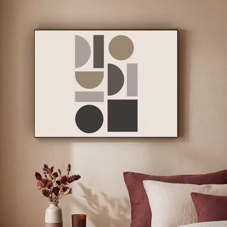 Art Frame - Natuurlijke tinten - Grafisch - Verticale compositie — 2