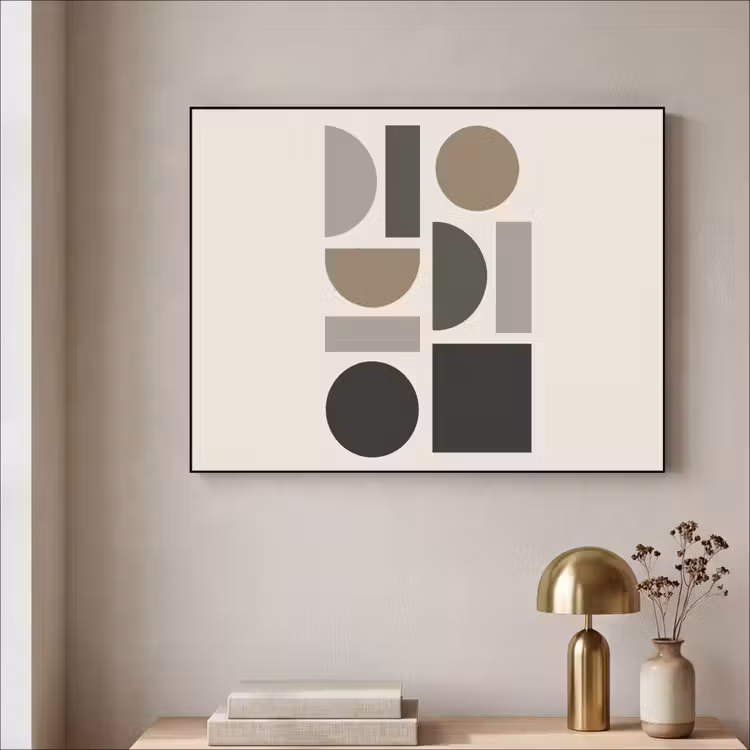 Art Frame - Natuurlijke tinten - Grafisch - Verticale compositie — 3