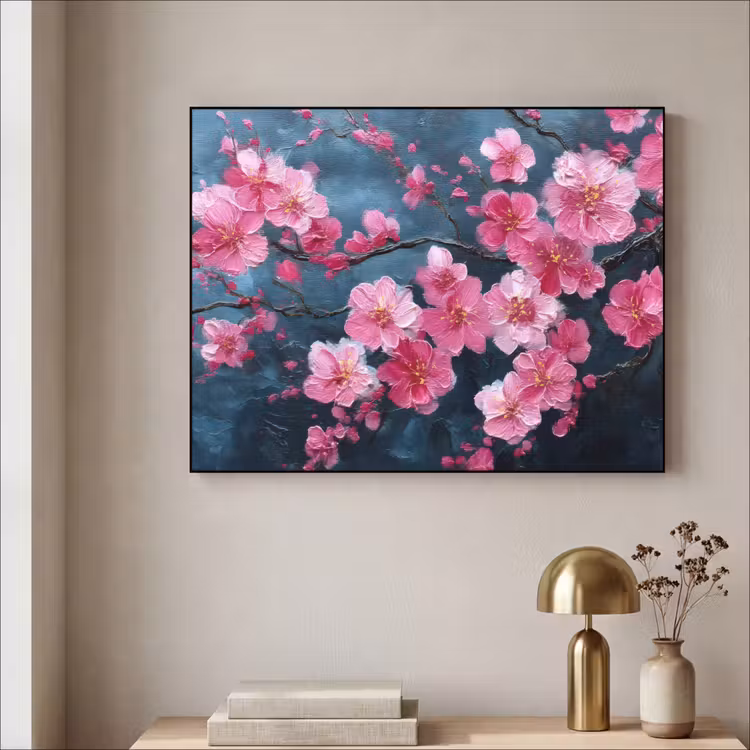Art Frame - Bloem - Bloesems - Roze - Abstract — 3