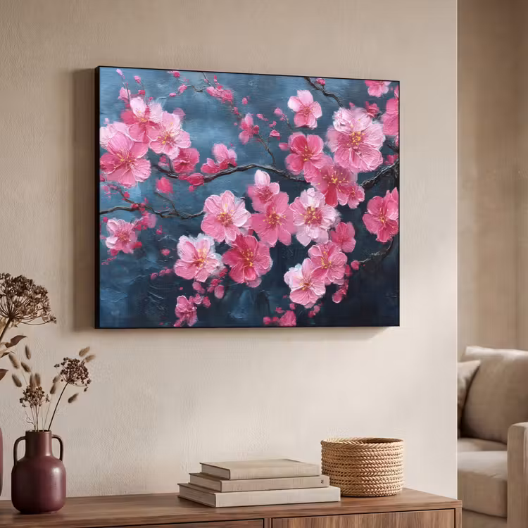Art Frame - Bloem - Bloesems - Roze - Abstract — 4