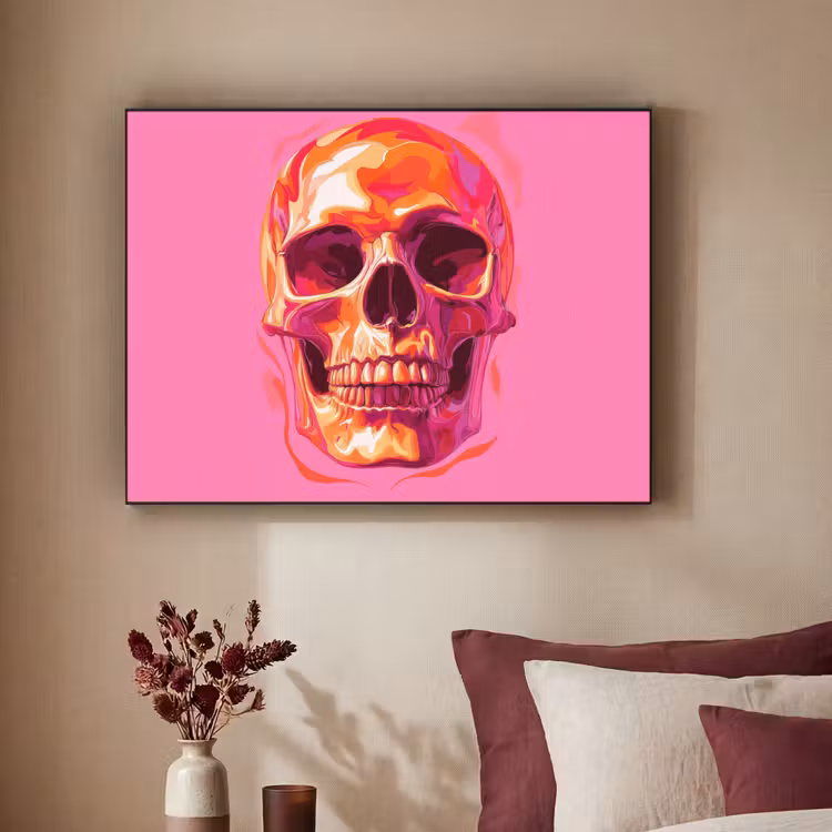 Art Frame - Felroze - Tanden - Schedel — 2