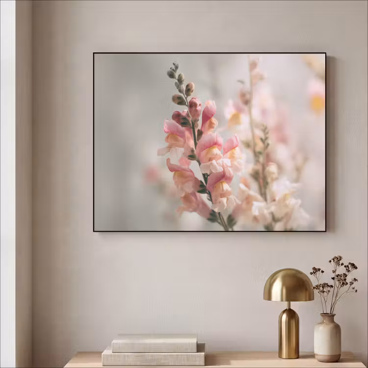 Art Frame - Bloem - Leeuwenbek - Roze - Stengel — 3