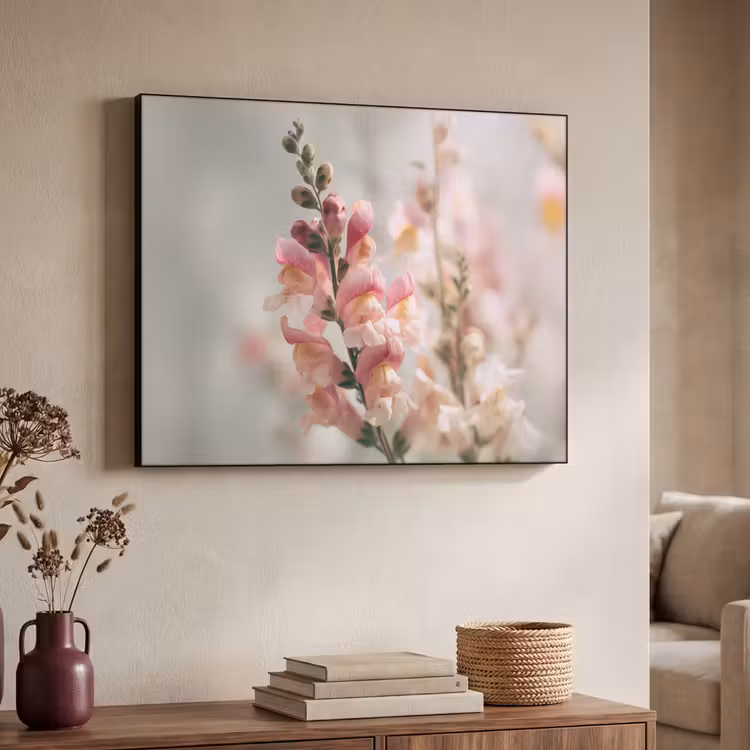 Art Frame - Bloem - Leeuwenbek - Roze - Stengel — 4