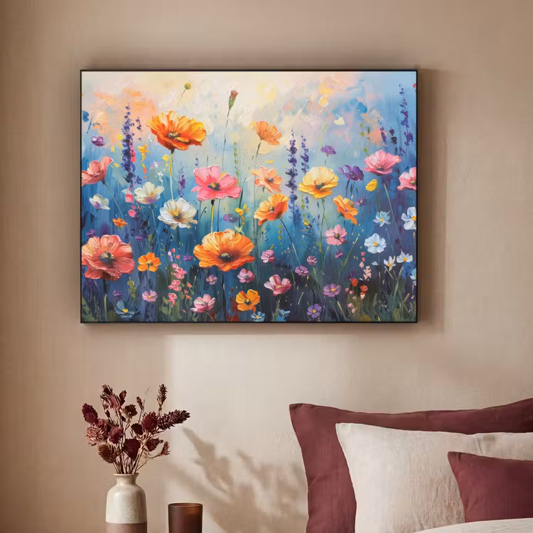 Art Frame - Bloemen - Natuur - Waterverf - Kunst — 2
