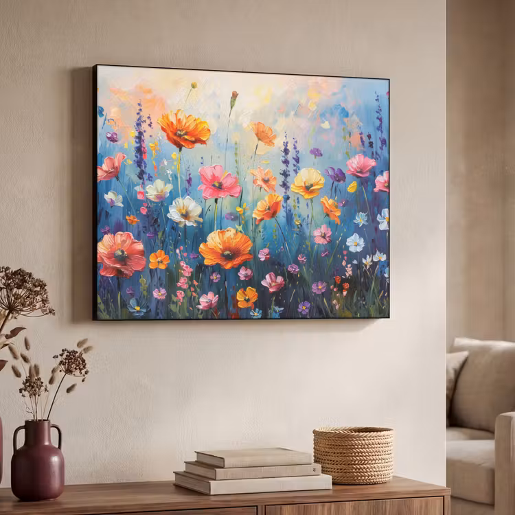 Art Frame - Bloemen - Natuur - Waterverf - Kunst — 4