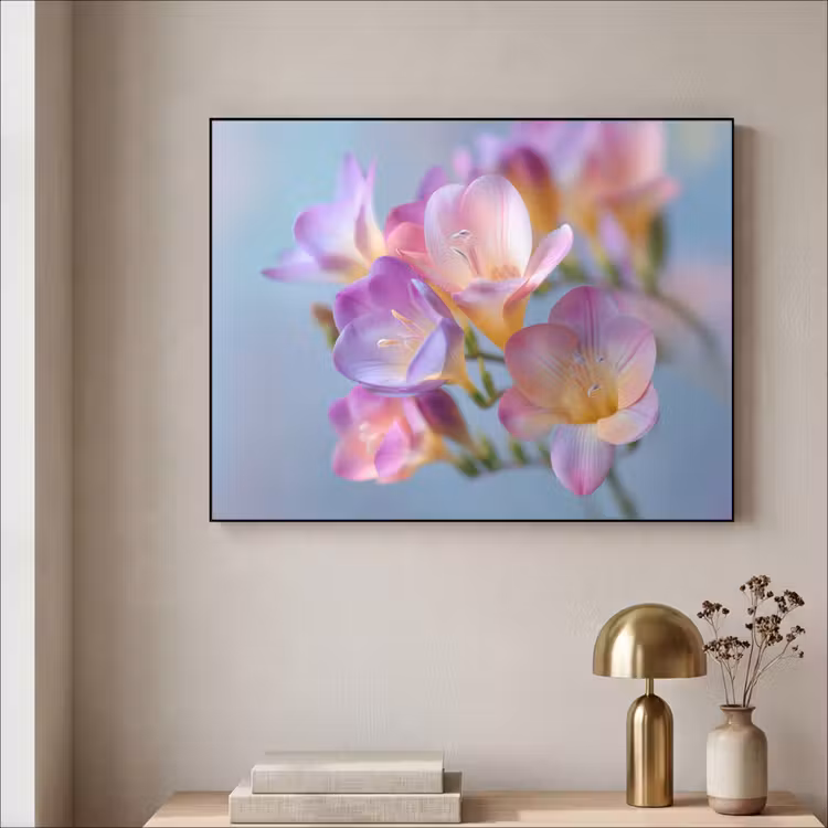 Art Frame - Bloemen - Paars - Overloop - Meeldraden — 3
