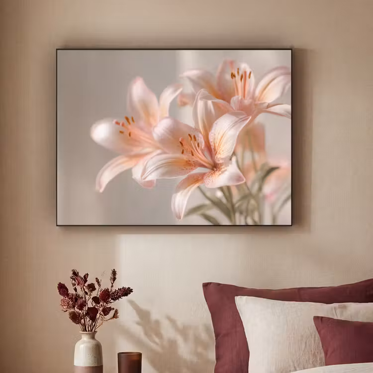 Art Frame - Lelies - Meeldraden - Roze - Wazig — 2