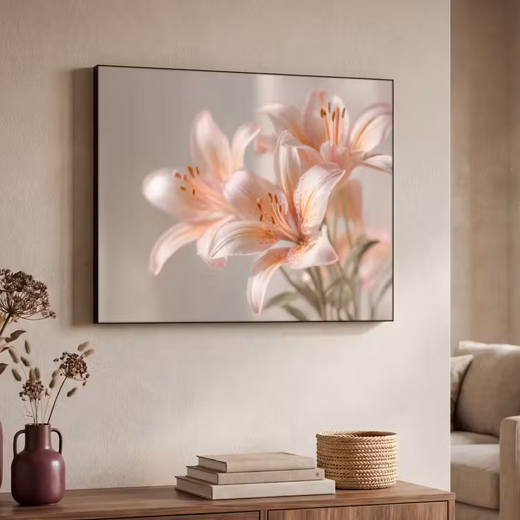 Art Frame - Lelies - Meeldraden - Roze - Wazig — 4