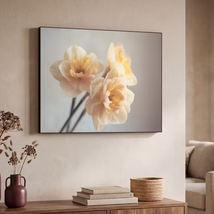 Art Frame - Narcissen - Geel - Bloemblaadjes — 4