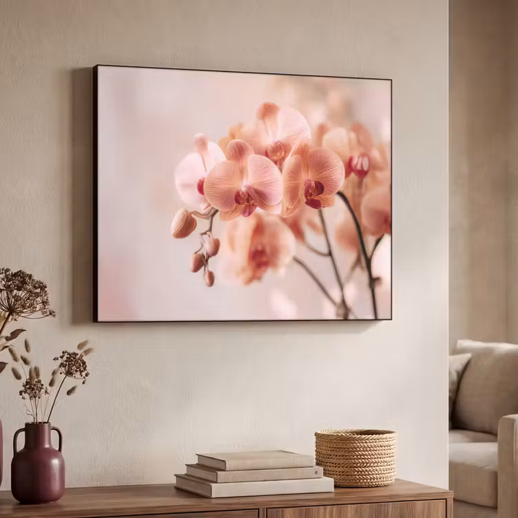 Art Frame - Orchidee - Bloemen - Roze - Bloemblaadjes — 4