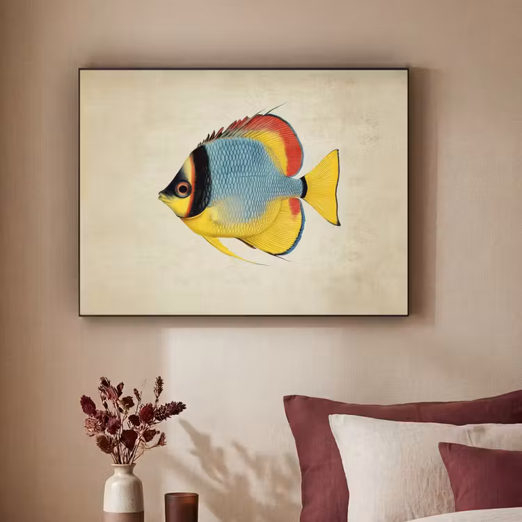 Art Frame - Kleurrijk - Vis - Schubben - Illustratie — 2