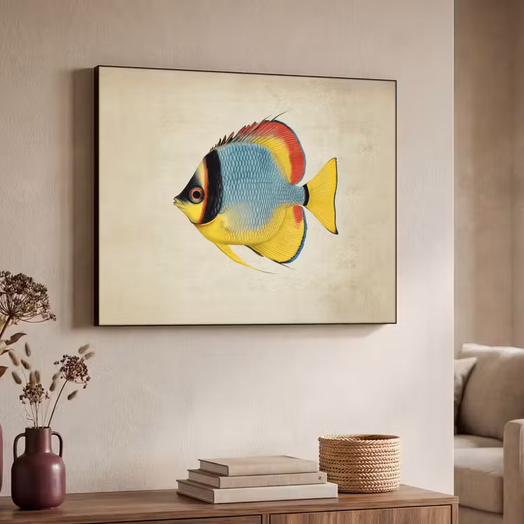 Art Frame - Kleurrijk - Vis - Schubben - Illustratie — 4