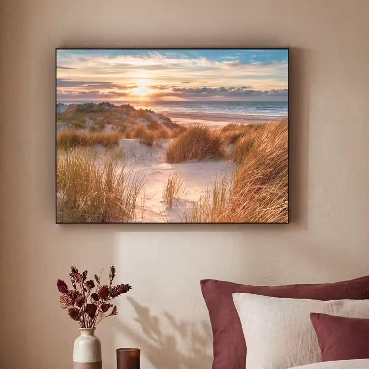 Art Frame - Duin - Planten - Zonsondergang - Strand - Zee — 2