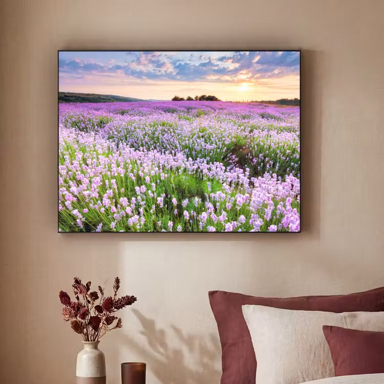Art Frame - Lavendel - Bloemen - Zonsondergang - Paars - Weide — 2