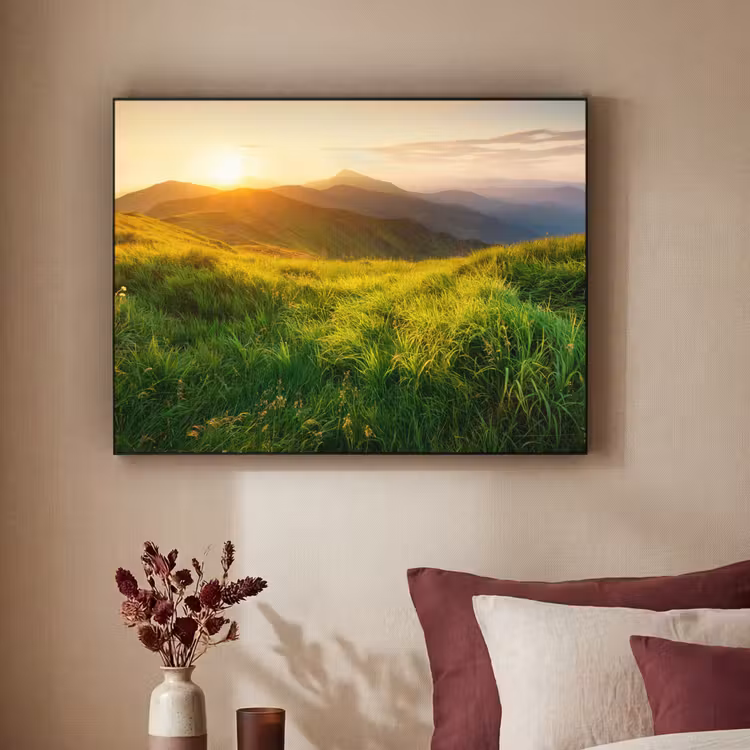 Art Frame - Gras - Heuvels - Zon - Natuur - Landschap — 2