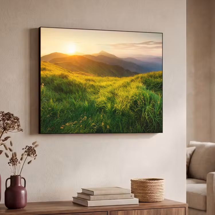 Art Frame - Gras - Heuvels - Zon - Natuur - Landschap — 4