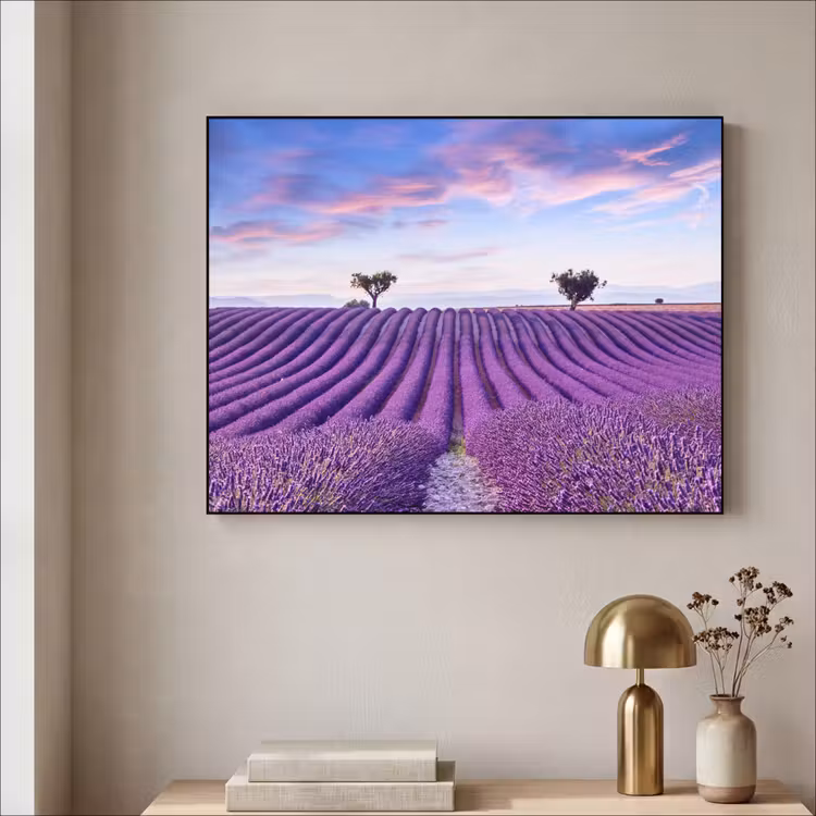 Art Frame - Lavendel - Natuur - Paars - Bomen - Bloemen — 3