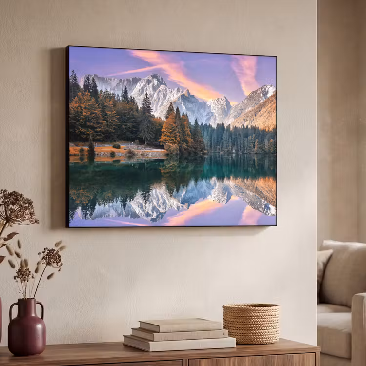 Art Frame - Bergen - Bos - Water - Lucht - Roze - Paars — 4