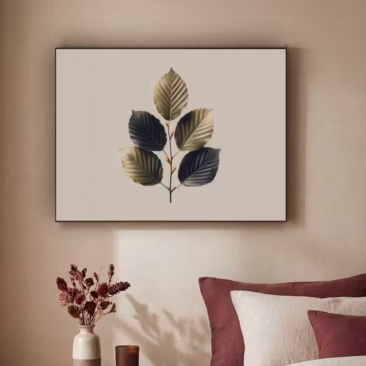 Art Frame - Beukenbladeren - Bruin - Groen - neutraal — 2
