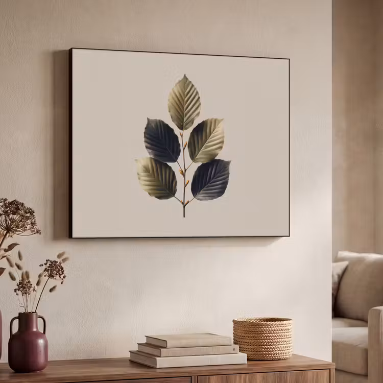Art Frame - Beukenbladeren - Bruin - Groen - neutraal — 4