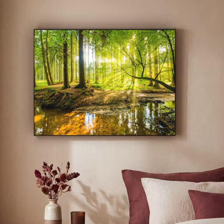 Art Frame - Bos - Landschap - Water - Bomen - Zon - Groen - Natuur — 2