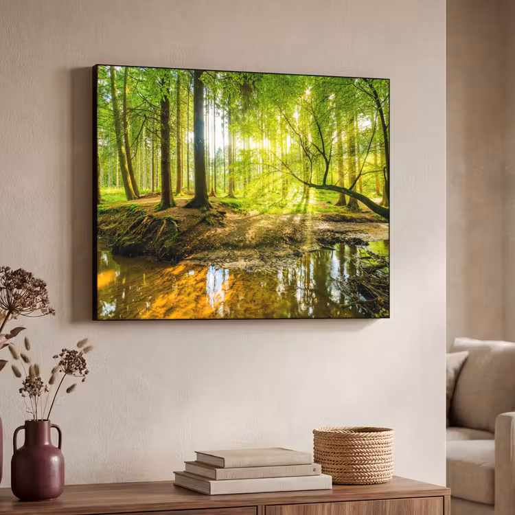 Art Frame - Bos - Landschap - Water - Bomen - Zon - Groen - Natuur — 4