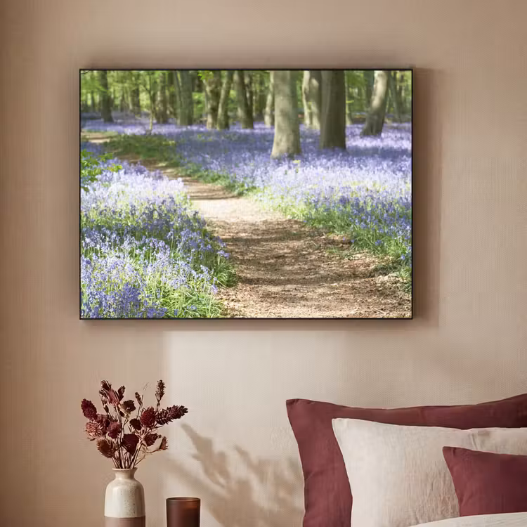 Art Frame - Bos - Pad - Bloemen - Paars - Groen - Natuur — 2