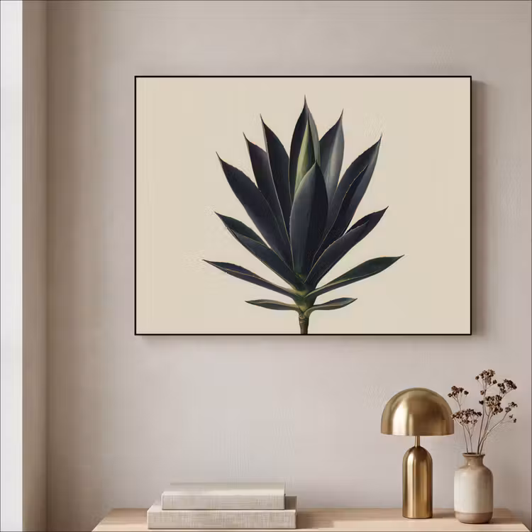 Art Frame - Agaveplant - Symmetrisch - Groen — 3