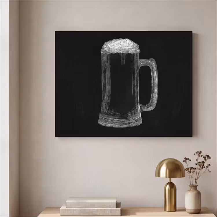 Art Frame - Bierpul - Schuim - Krijttekening — 3