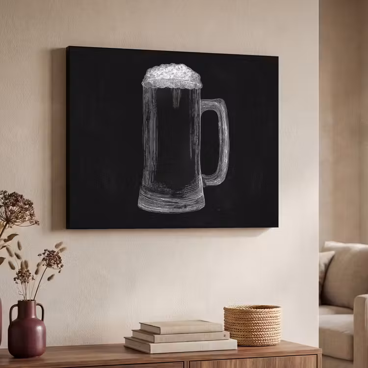 Art Frame - Bierpul - Schuim - Krijttekening — 4