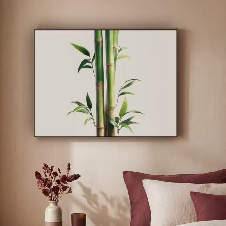 Art Frame - Bamboestengels - Sierlijk - Groen — 2