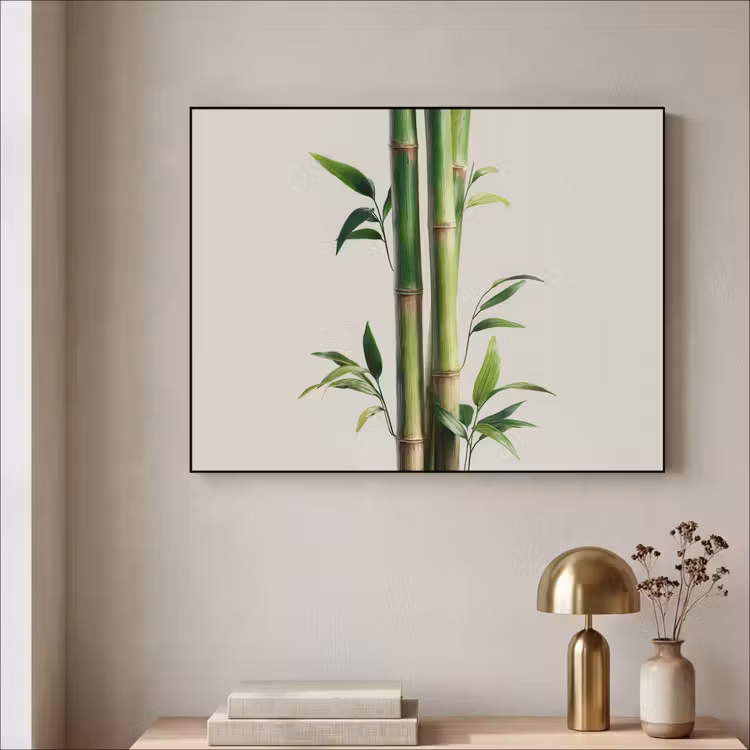 Art Frame - Bamboestengels - Sierlijk - Groen — 3
