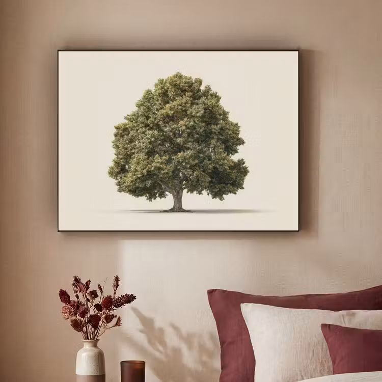 Art Frame - Eikenboom - Groen - Lichte achtergrond — 2