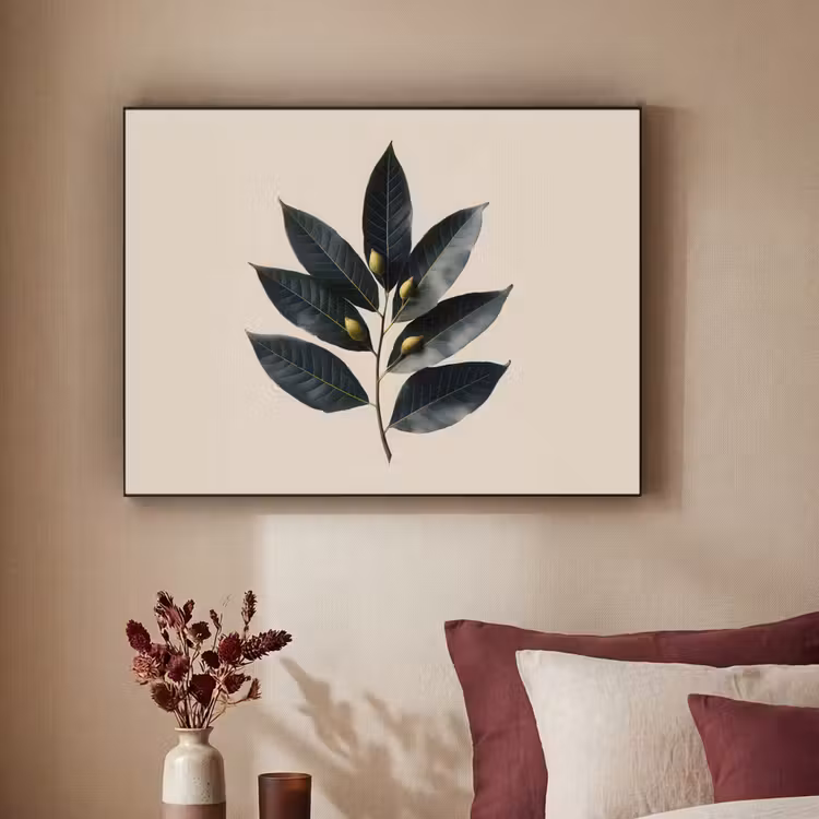 Art Frame - Laurierbladeren - Bloemknoppen - subtiel — 2