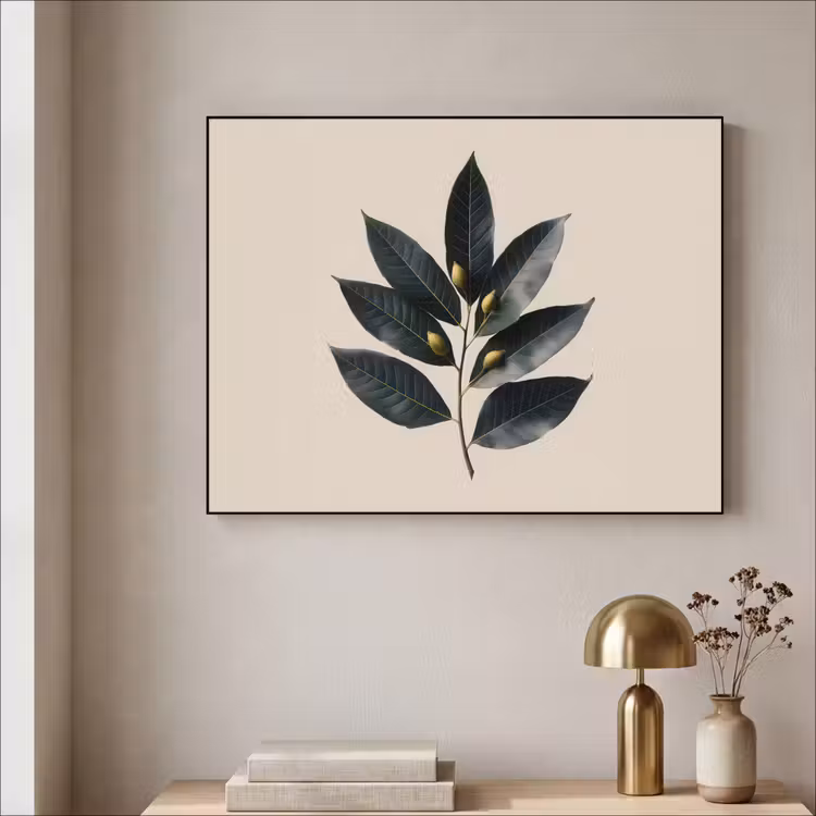Art Frame - Laurierbladeren - Bloemknoppen - subtiel — 3