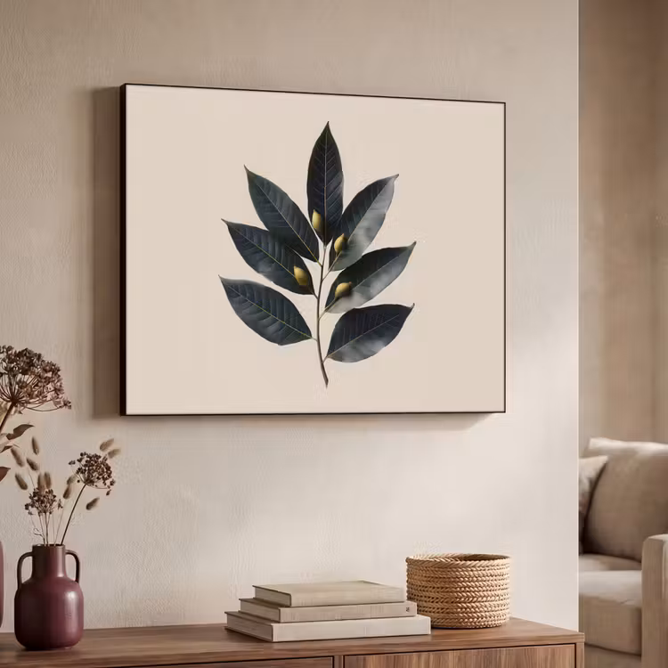 Art Frame - Laurierbladeren - Bloemknoppen - subtiel — 4