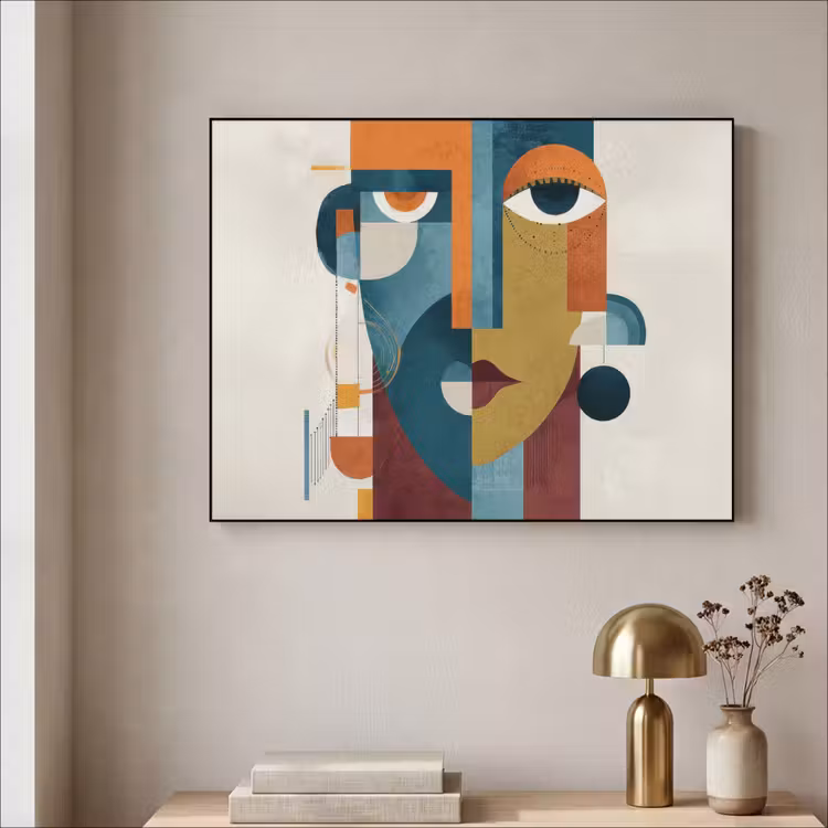Art Frame - Geometrisch - Strakke vormen - Kleurrijk — 3