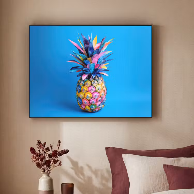 Art Frame - Ananas - Blauw - Tropisch - Vrolijk — 2