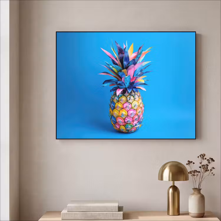 Art Frame - Ananas - Blauw - Tropisch - Vrolijk — 3