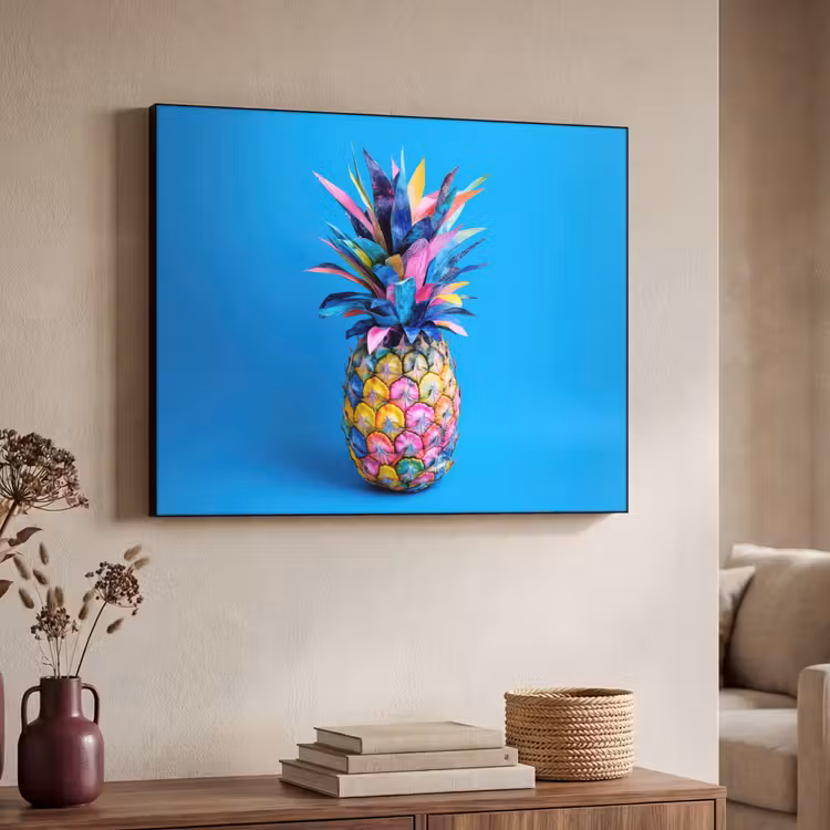 Art Frame - Ananas - Blauw - Tropisch - Vrolijk — 4