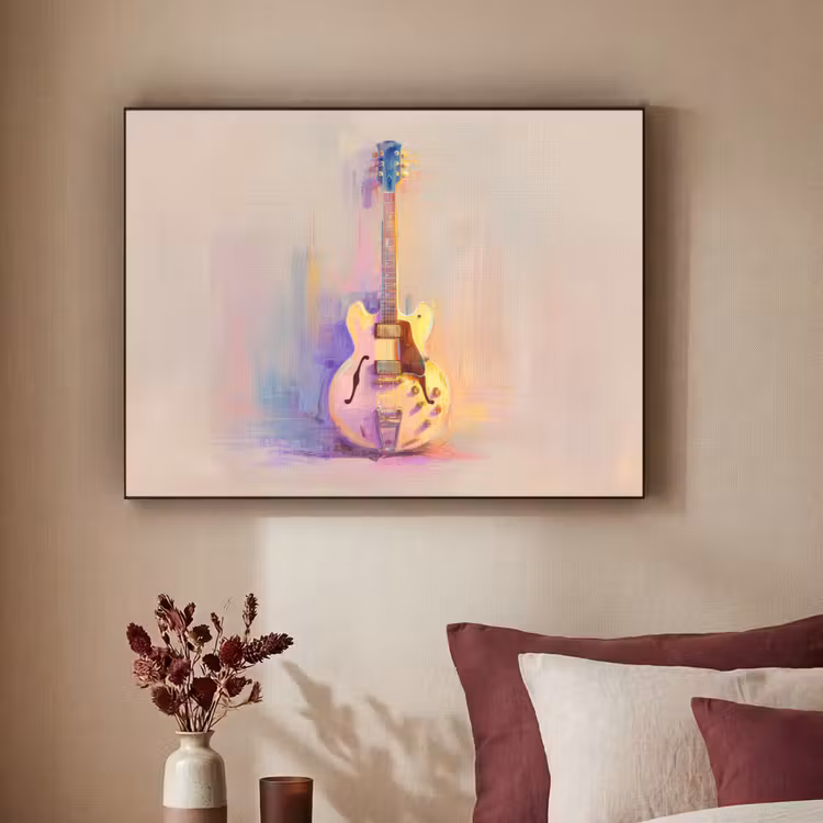 Art Frame - Gitaar - Pastel - Schilderachtig — 2