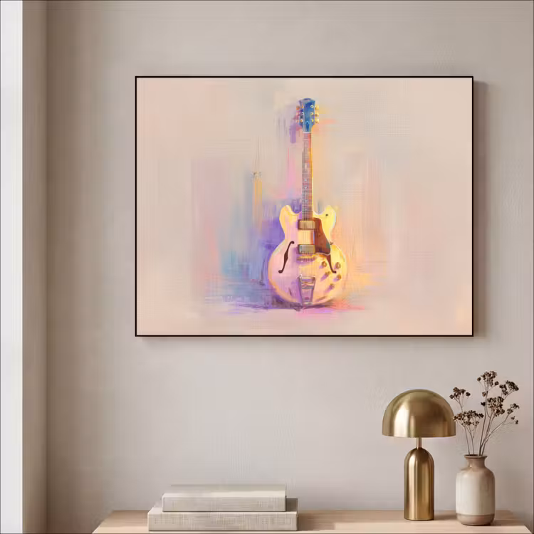Art Frame - Gitaar - Pastel - Schilderachtig — 3