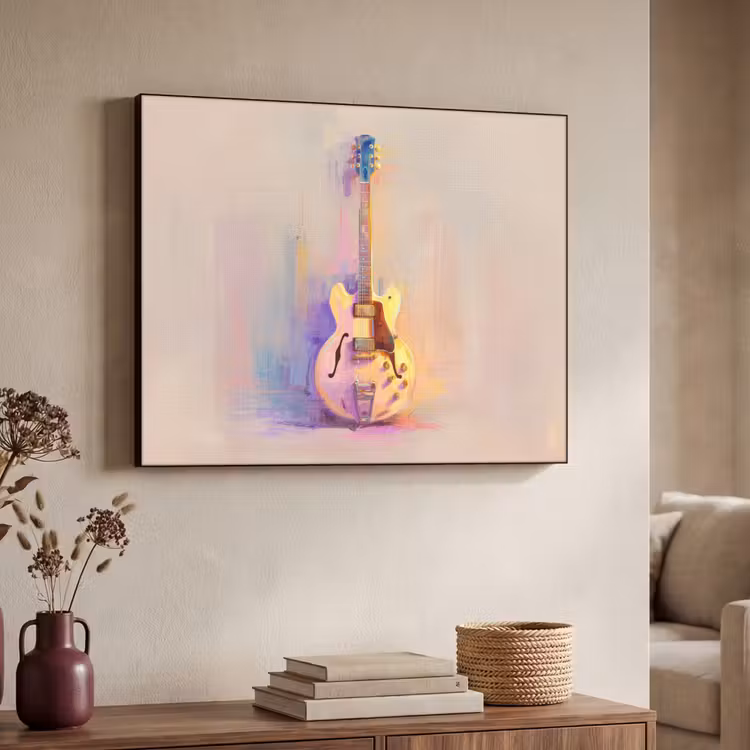 Art Frame - Gitaar - Pastel - Schilderachtig — 4