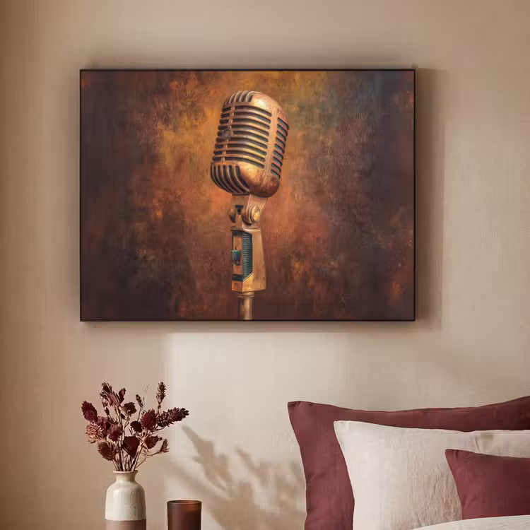 Art Frame - Microfoon - Bruin - Klassiek — 2