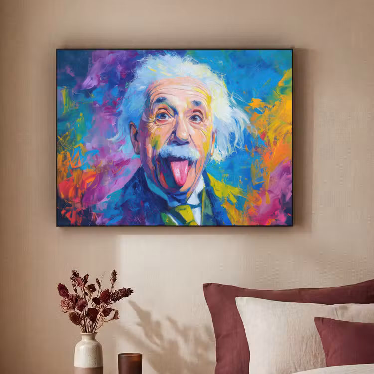 Art Frame - Oude man - Expressief - Kleurrijk — 2